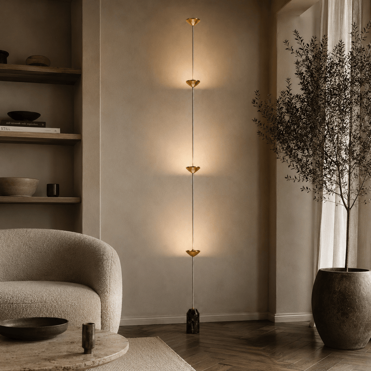 Norven Living Led Floor Lamp Tension