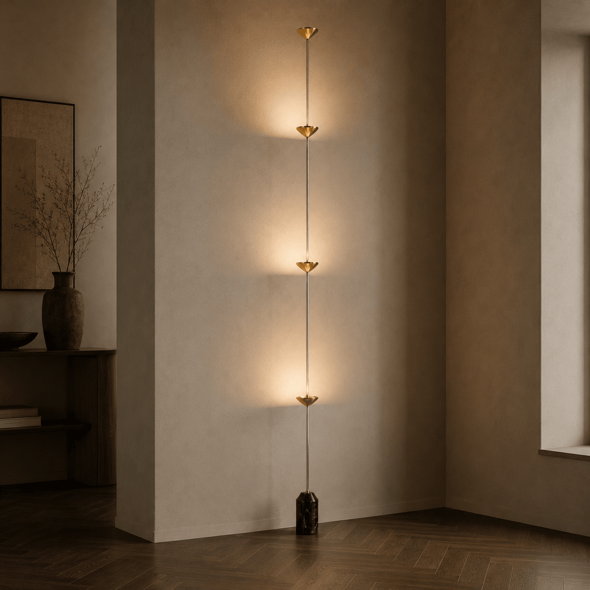 Norven Living Led Floor Lamp Tension