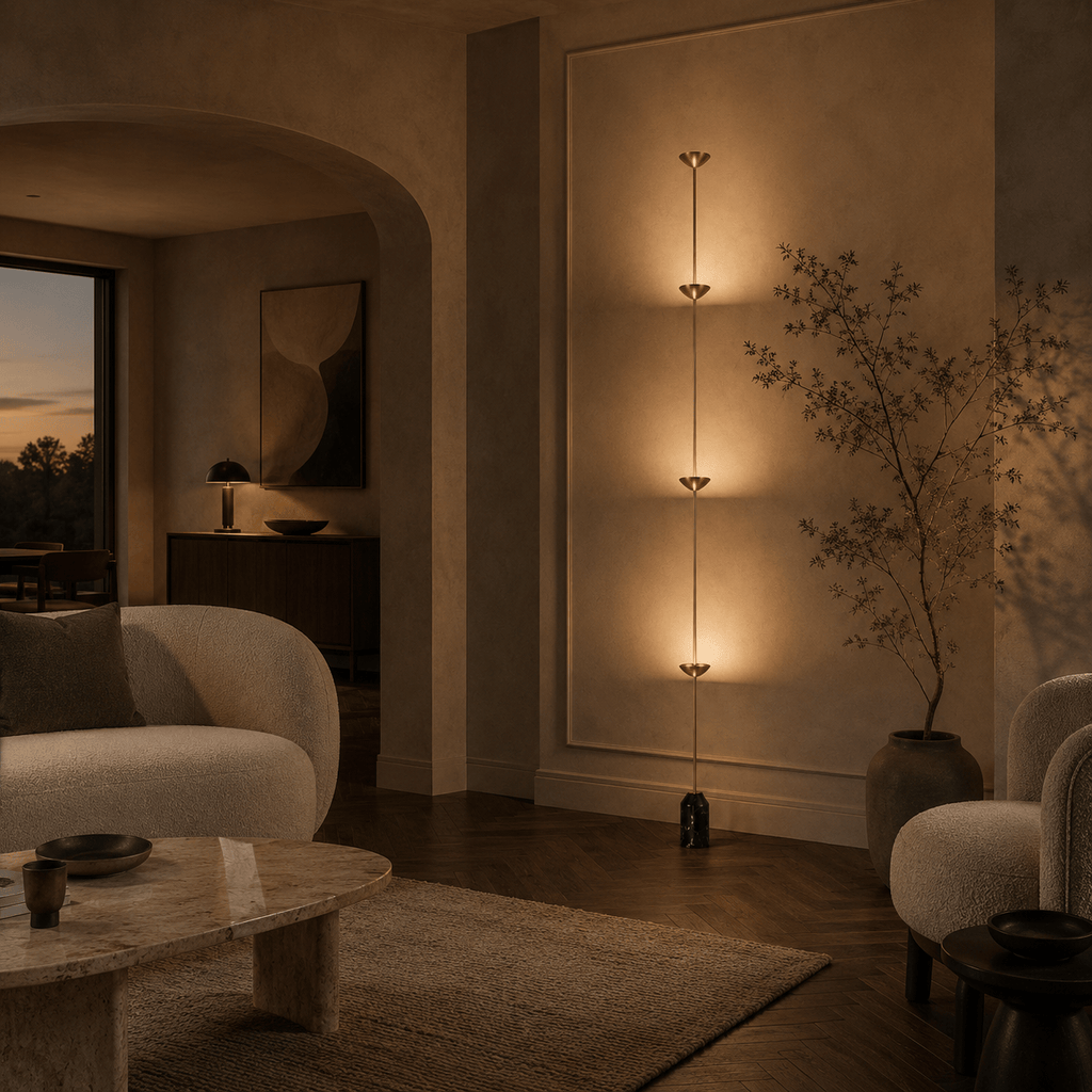 Norven Living Led Floor Lamp Tension