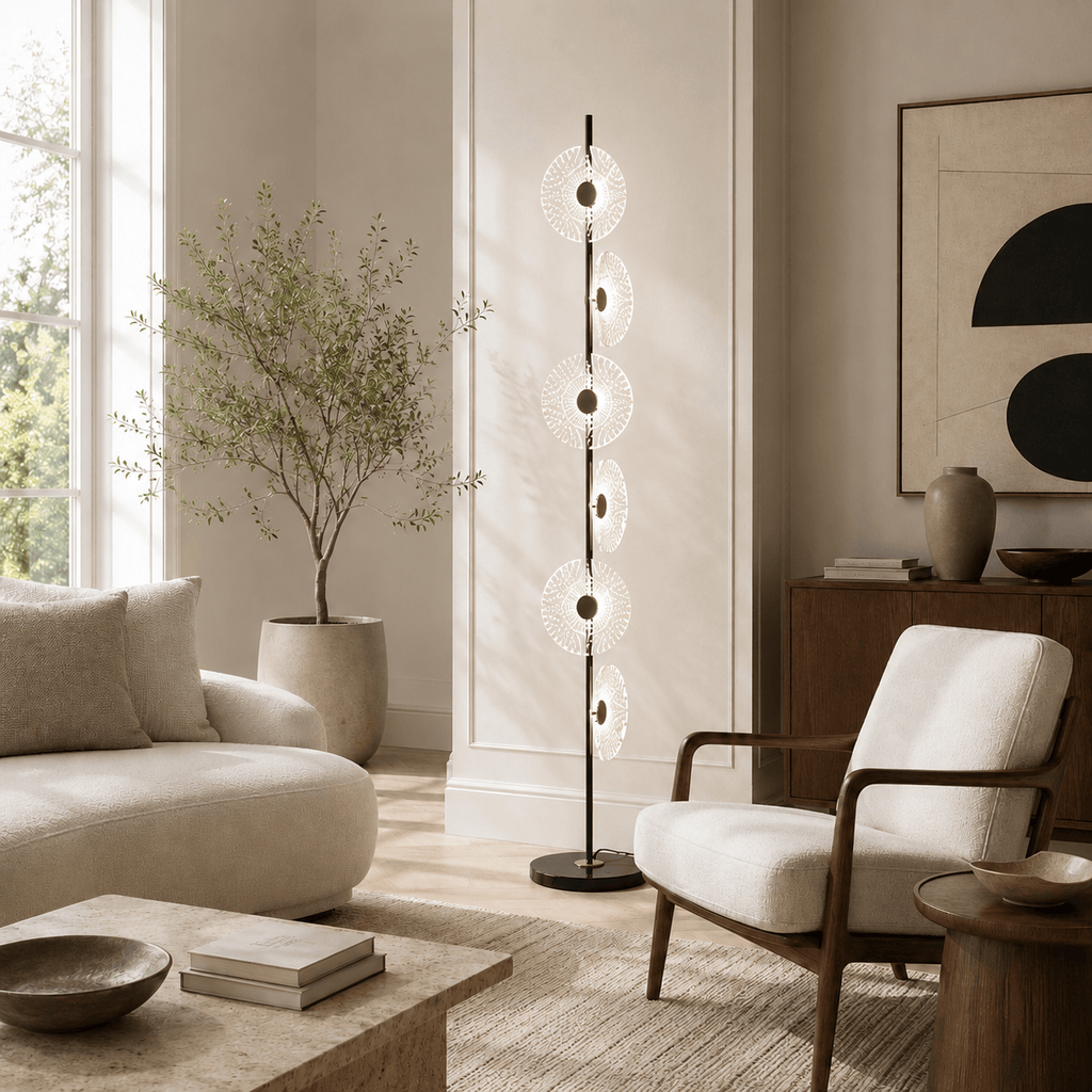 Norven Living Led Floor Lamps For Living Room