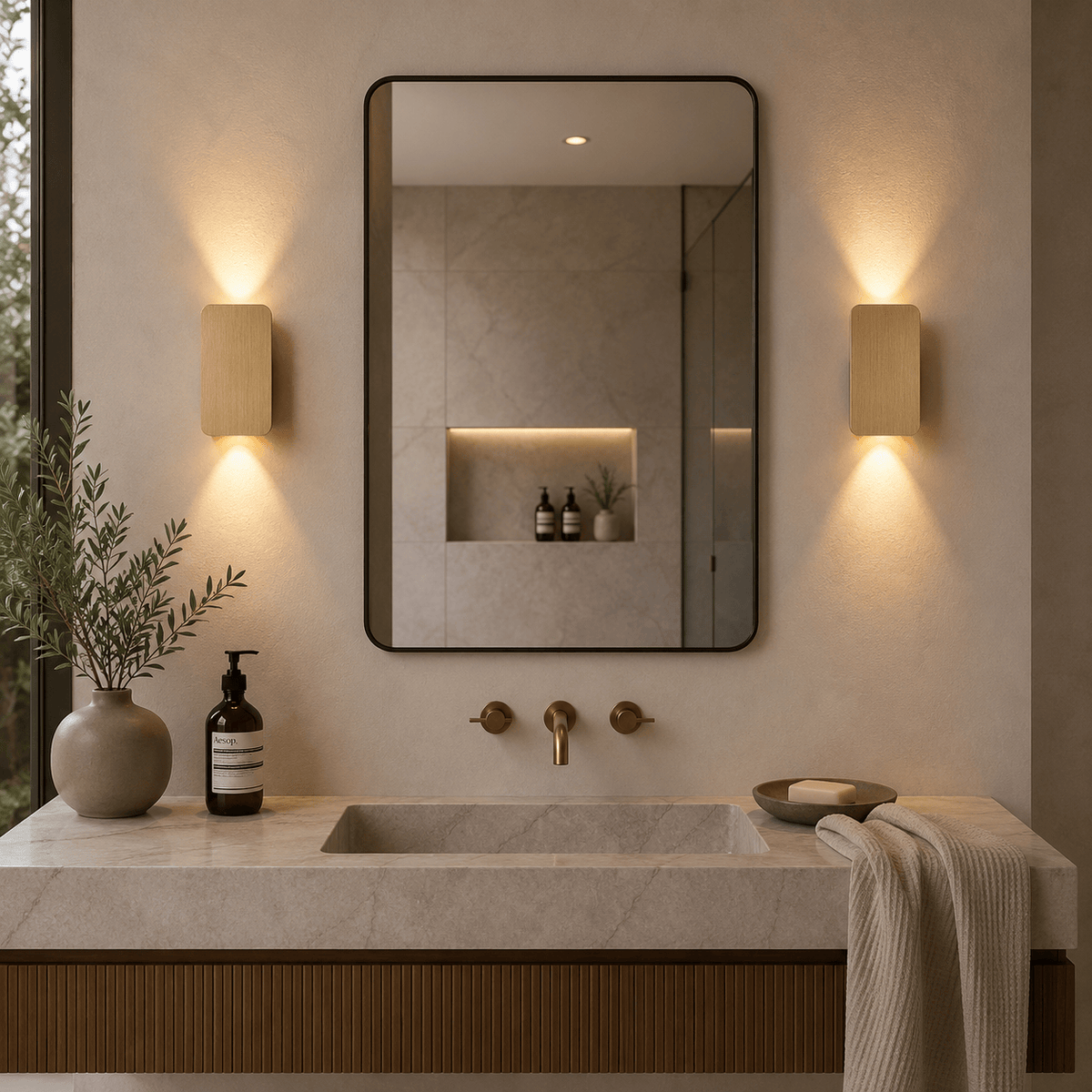 Norven Living Lounge Room Wall Lights LED Up And Down