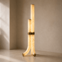 Norven Living Modern Floor Lamps Uk Imitation Marble Gold Wrought Iron