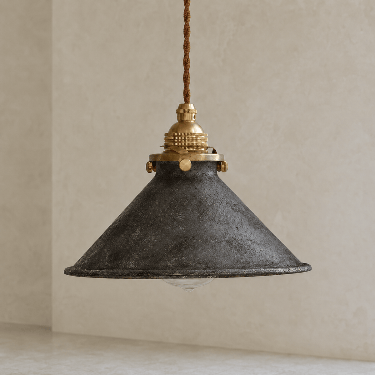 Norven Living Pendant Lights Industrial Cone