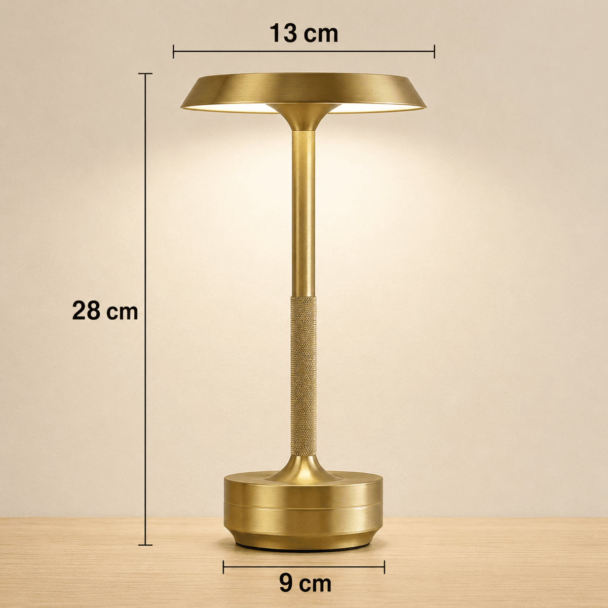 Norven Living Rechargeable Cordless LED Touch Table Lamp – Oria