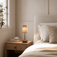 Norven Living Rechargeable Cordless Table Lamp with Fabric Shade – Marlow
