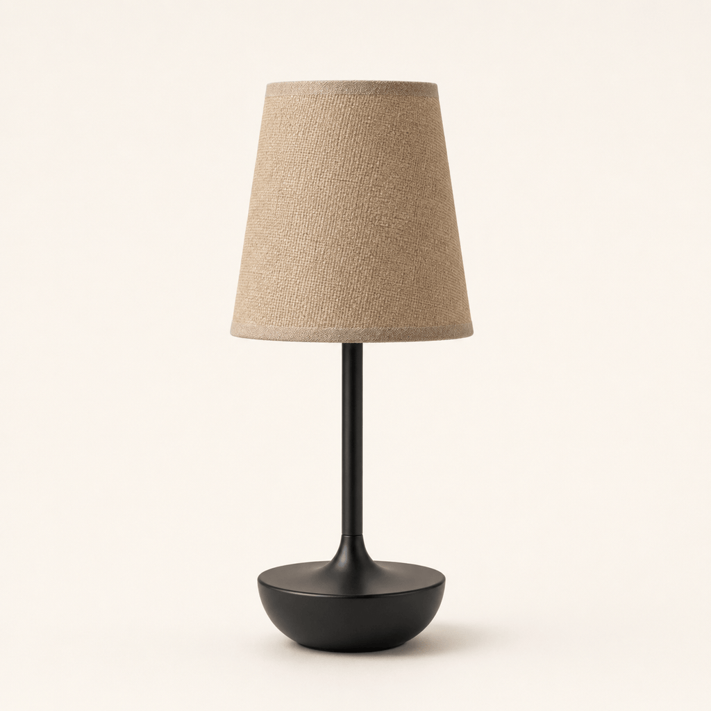 Norven Living Rechargeable Cordless Table Lamp with Fabric Shade – Marlow