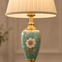 Norven Living Retro Floor Lamp Ceramic
