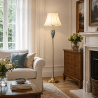 Norven Living Retro Floor Lamp Ceramic