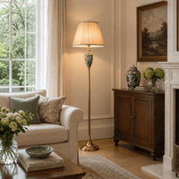Norven Living Retro Floor Lamp Ceramic