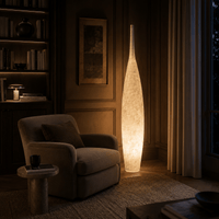 Norven Living Uplighter Floor Lamp Vase Shape Resin