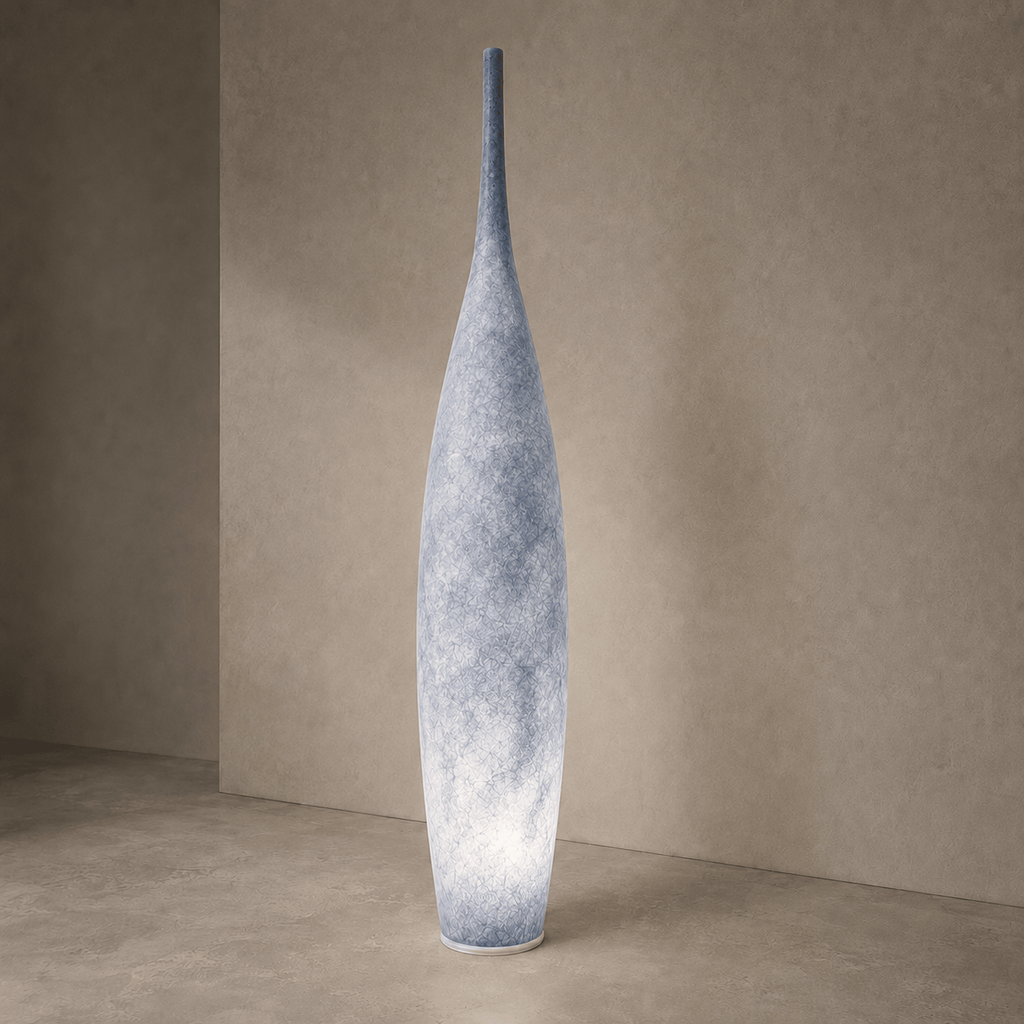 Norven Living Uplighter Floor Lamp Vase Shape Resin