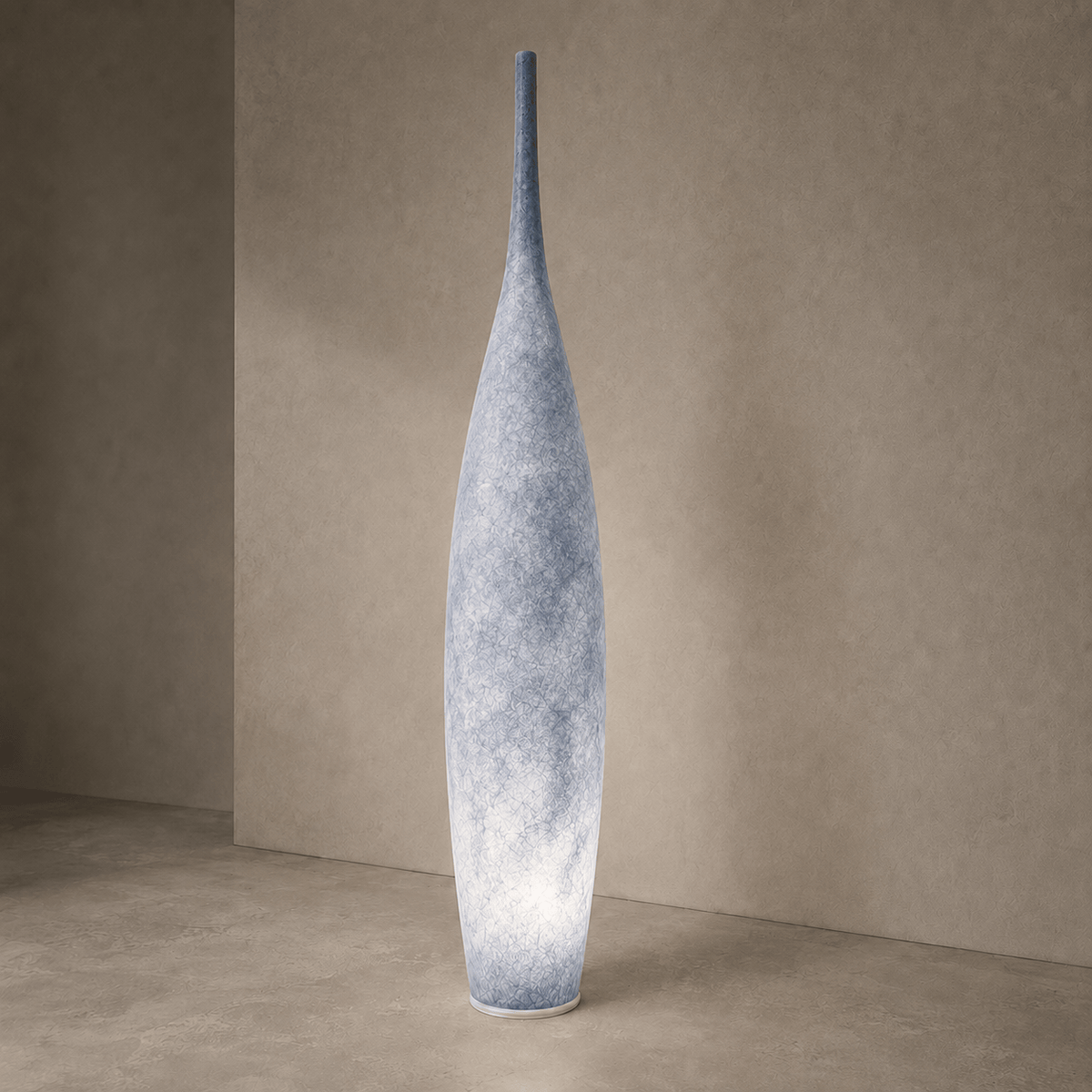Norven Living Uplighter Floor Lamp Vase Shape Resin