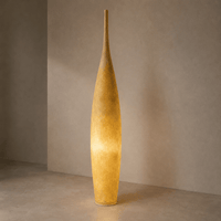 Norven Living Uplighter Floor Lamp Vase Shape Resin