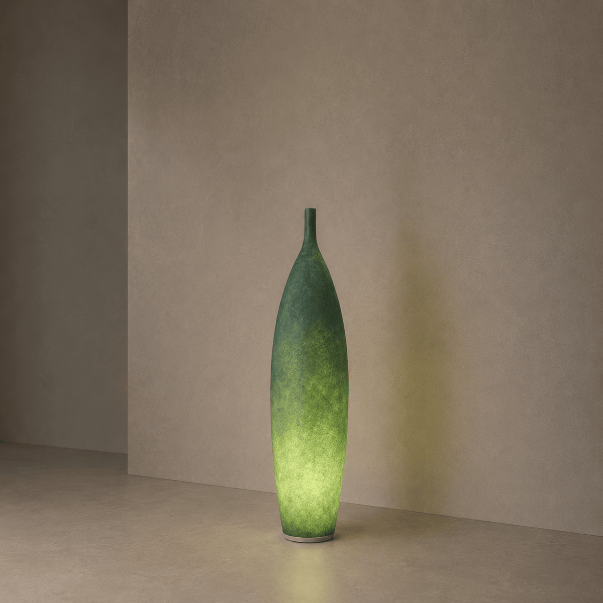 Norven Living Uplighter Floor Lamp Vase Shape Resin
