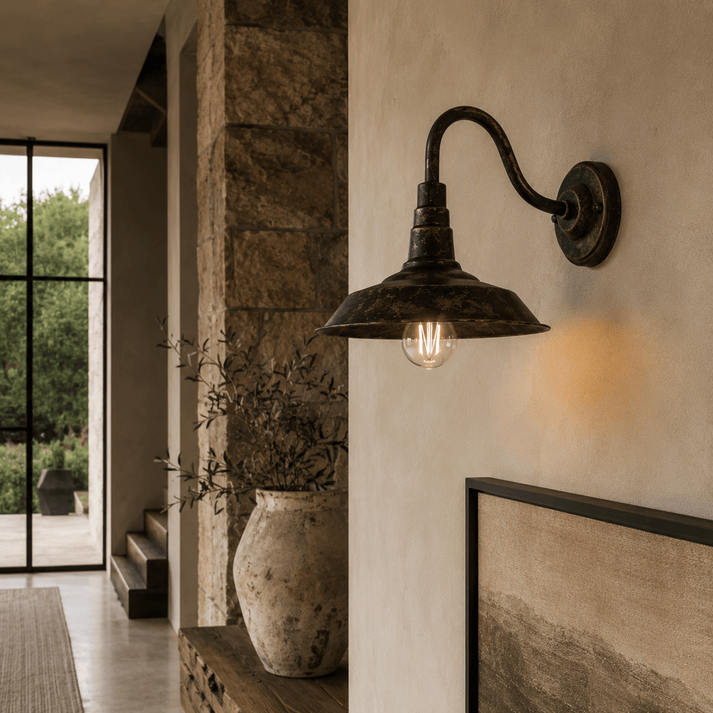 Norven Living Wall Lights Industrial Vintage Iron