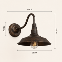 Norven Living Wall Lights Industrial Vintage Iron